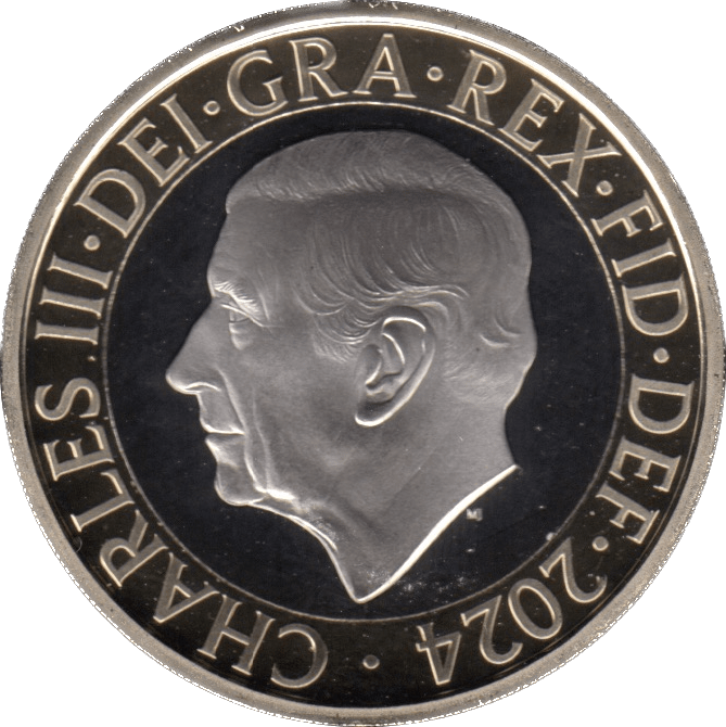 2024 TWO POUNDS PROOF SIR WINSTON CHURCHILL KING CHARLES III - £2 Proof - Cambridgeshire Coins