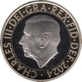 2024 TWO POUNDS PROOF SIR WINSTON CHURCHILL KING CHARLES III - £2 Proof - Cambridgeshire Coins