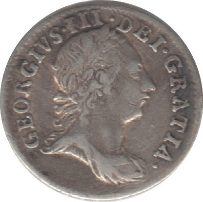 1763 MAUNDY THREE PENCE ( VF ) 8