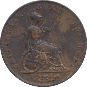 1826 HALFPENNY ( EF ) 8 - HALFPENNY - Cambridgeshire Coins