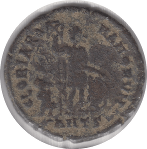 383 AD ARCADIUS ANTIOCHA MINT ARCADIUS HOLDING STANSOARD - Roman Coins - Cambridgeshire Coins