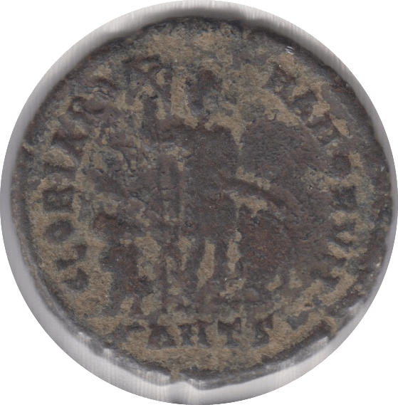 383 AD ARCADIUS ANTIOCHA MINT ARCADIUS HOLDING STANSOARD - Roman Coins - Cambridgeshire Coins