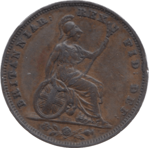 1826 FARTHING ( EF ) 23 - Farthing - Cambridgeshire Coins