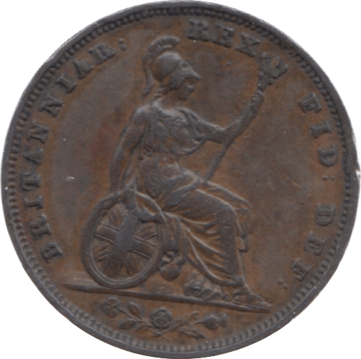 1826 FARTHING ( EF ) 23 - Farthing - Cambridgeshire Coins