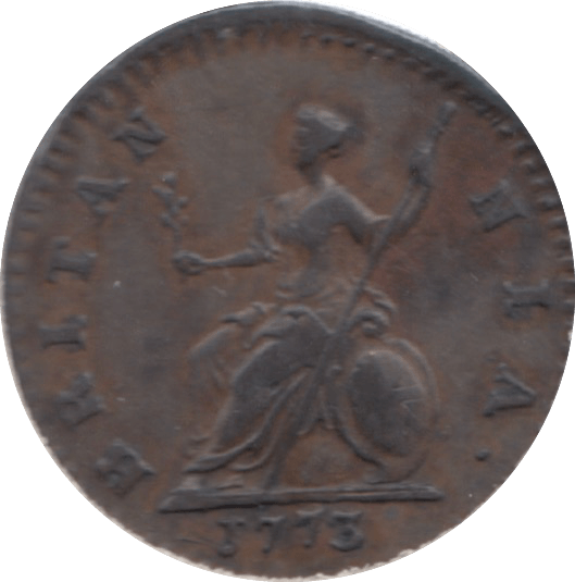 1773 FARTHING ( EF ) 23