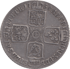 1758 SHILLING ( VF ) 1