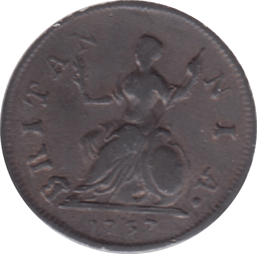 1737 FARTHING ( VF ) 23