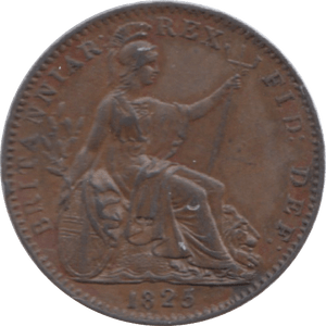 1825 FARTHING ( EF ) 23 - Farthing - Cambridgeshire Coins