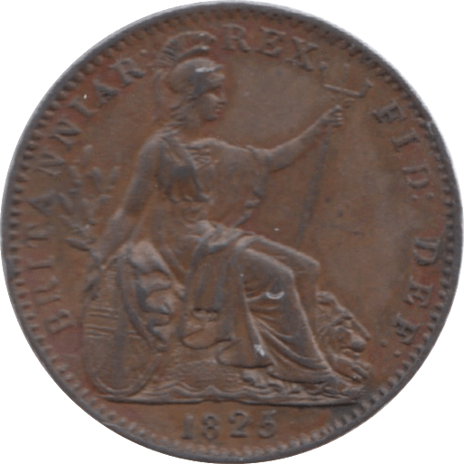 1825 FARTHING ( EF ) 23 - Farthing - Cambridgeshire Coins