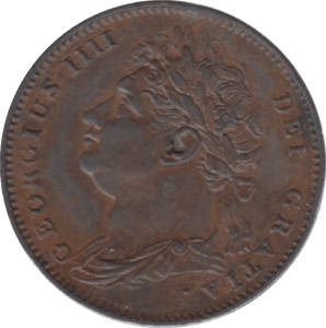 1825 FARTHING ( EF ) 23 - Farthing - Cambridgeshire Coins