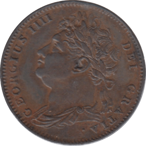 1825 FARTHING ( EF ) 23 - Farthing - Cambridgeshire Coins