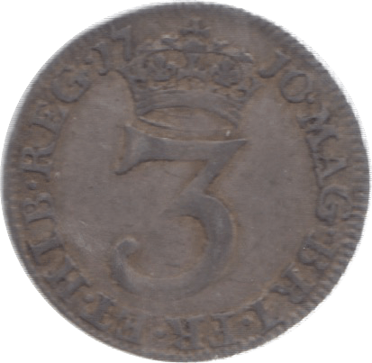 1710 MAUNDY THREEPENCE ( GF ) 25