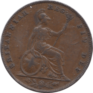 1847 FARTHING ( GVF ) 23 - Farthing - Cambridgeshire Coins