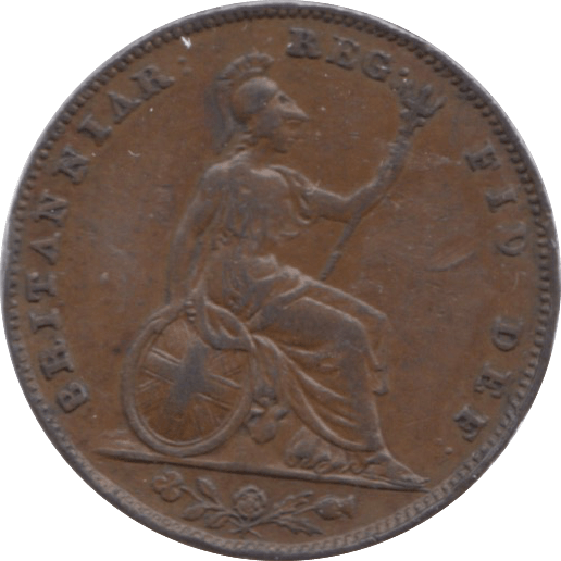 1847 FARTHING ( GVF ) 23 - Farthing - Cambridgeshire Coins