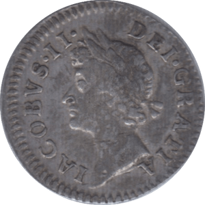 1687 MAUNDY FOURPENCE ( GF )