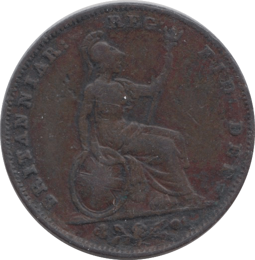 1853 FARTHING ( F ) 1 - Farthing - Cambridgeshire Coins