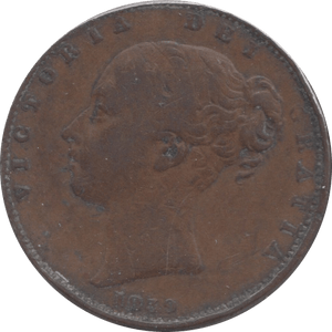 1839 FARTHING ( FAIR ) - Farthing - Cambridgeshire Coins