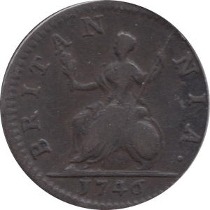 1746 FARTHING ( VF )