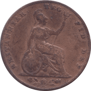 1839 FARTHING ( FAIR ) - Farthing - Cambridgeshire Coins