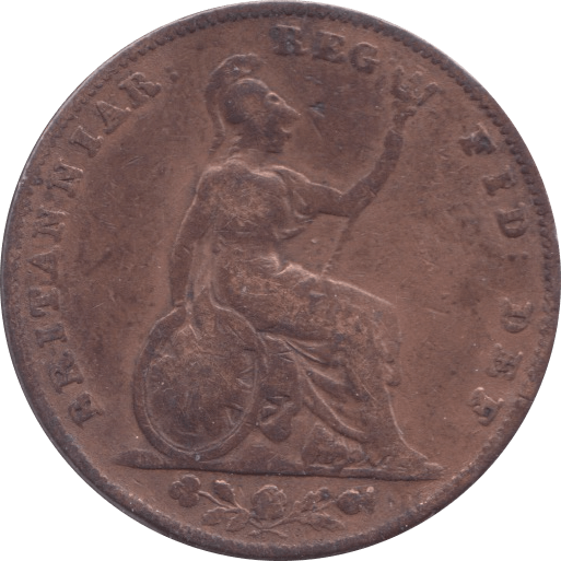 1839 FARTHING ( FAIR ) - Farthing - Cambridgeshire Coins