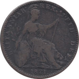 1821 FARTHING ( FAIR )