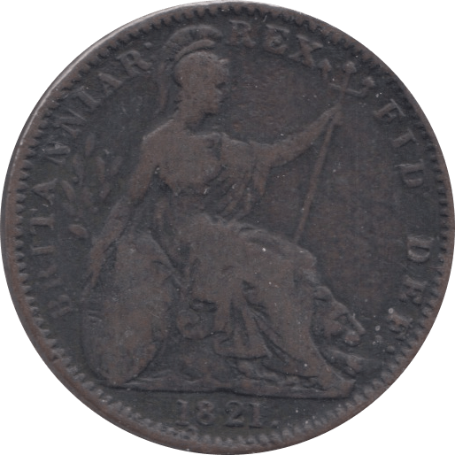 1821 FARTHING ( FAIR )