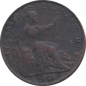 1821 FARTHING ( FAIR )