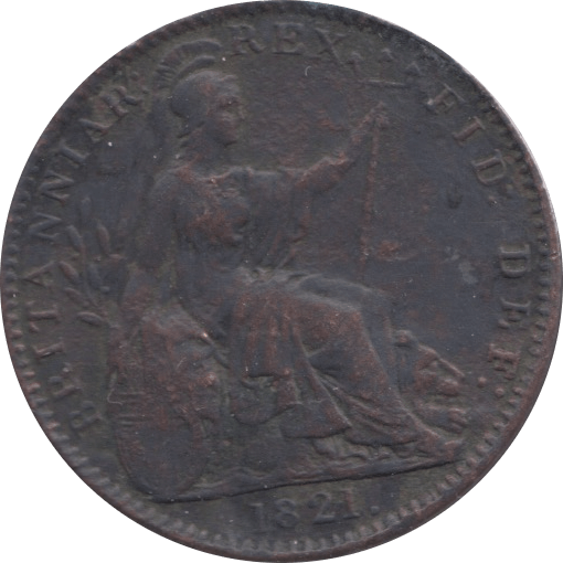 1821 FARTHING ( FAIR )