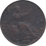 1821 FARTHING ( FAIR )