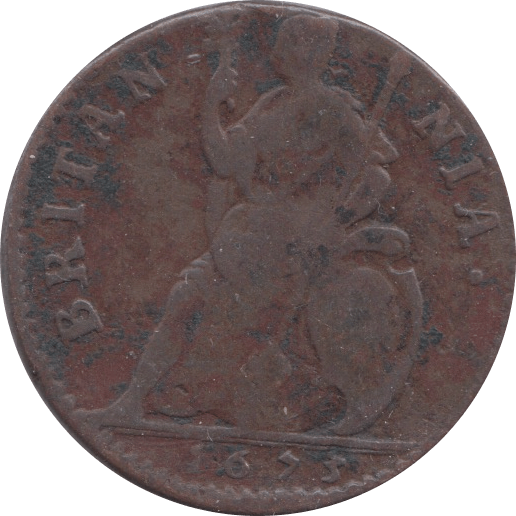 1673 FARTHING ( VF )