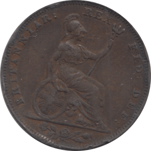 1826 FARTHING ( VF ) - Farthing - Cambridgeshire Coins