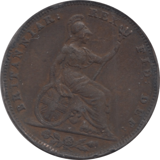 1826 FARTHING ( VF ) - Farthing - Cambridgeshire Coins