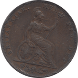 1826 FARTHING ( VF ) - Farthing - Cambridgeshire Coins