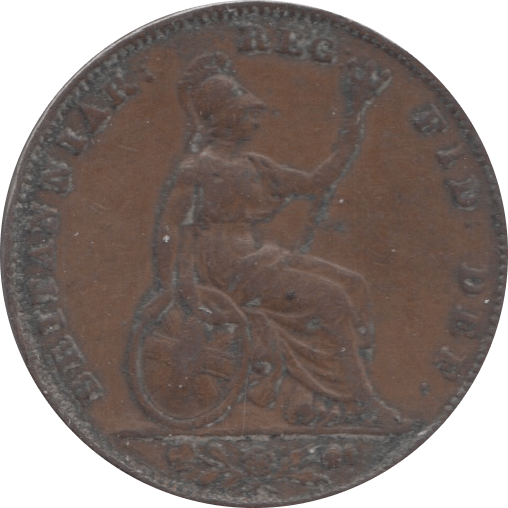 1839 FARTHING ( FAIR ) - Farthing - Cambridgeshire Coins