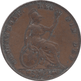 1839 FARTHING ( FAIR ) - Farthing - Cambridgeshire Coins