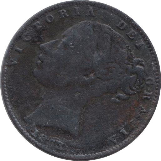 1853 FARTHING ( FAIR ) - Farthing - Cambridgeshire Coins