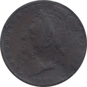 1828 FARTHING ( FAIR ) - Farthing - Cambridgeshire Coins