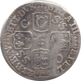 1723 SIXPENCE BENT ( FINE ) 2