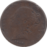 1846 FARTHING ( FAIR ) 2 - Farthing - Cambridgeshire Coins