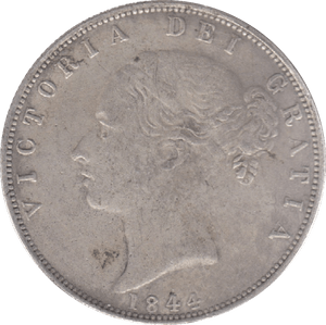 1844 HALFCROWN ( VF ) 6 - Halfcrown - Cambridgeshire Coins