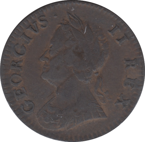 1754 FARTHING ( VF ) 4