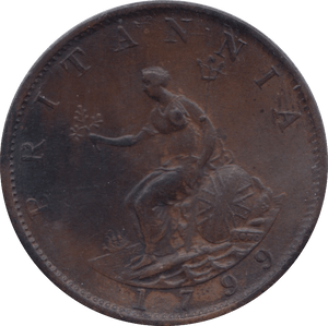 1799 HALFPENNY ( EF ) 3