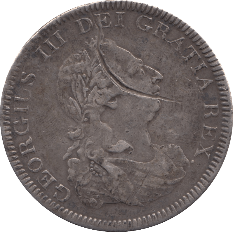 1804 SILVER BANK OF ENGLAND TRADE TOKEN 5 SHILLINGS GEORGE III