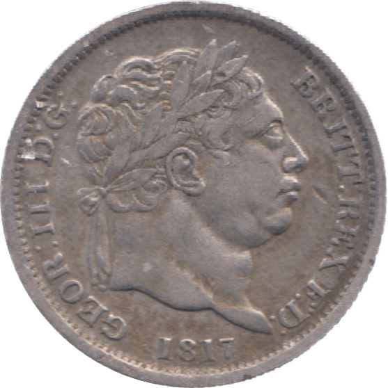 1817 SIXPENCE ( VF ) 9