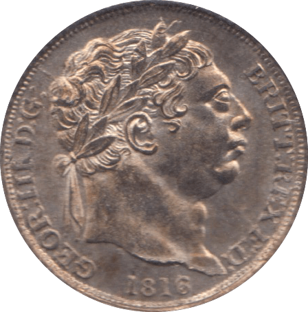 1816 SIXPENCE ( BU )