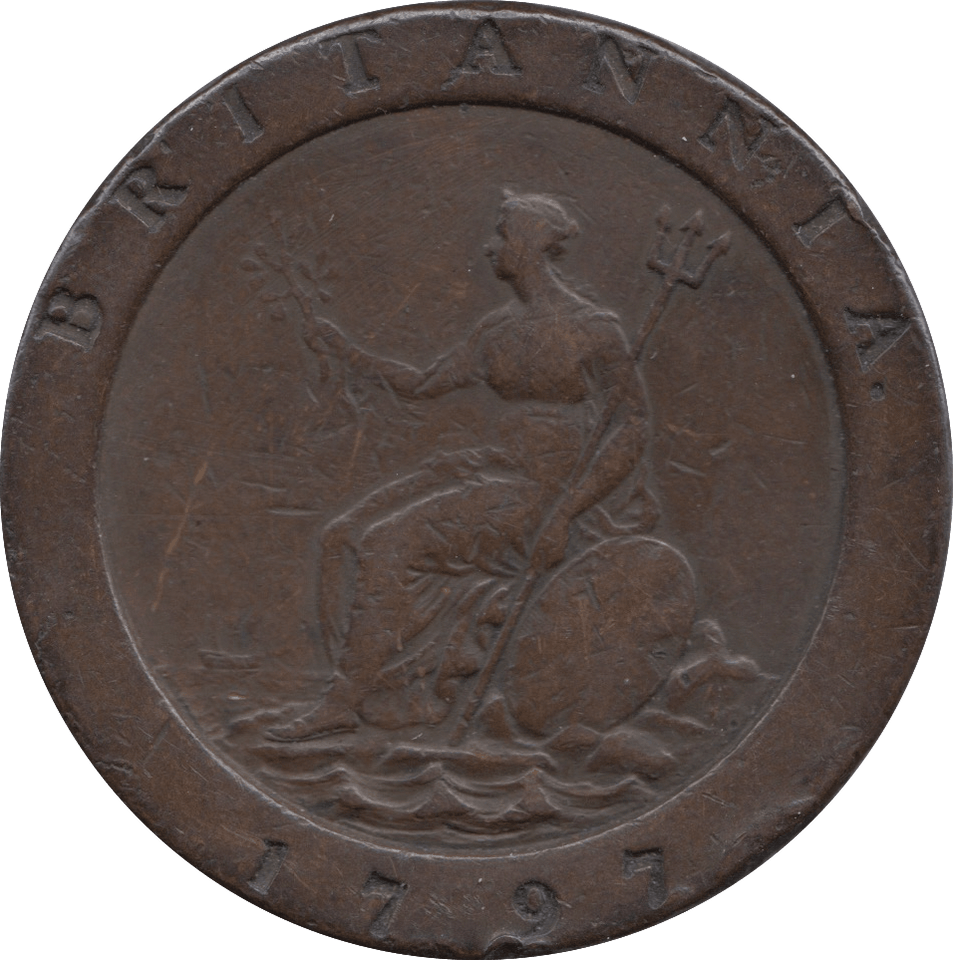 1797 TWOPENCE ( VF ) REF 9