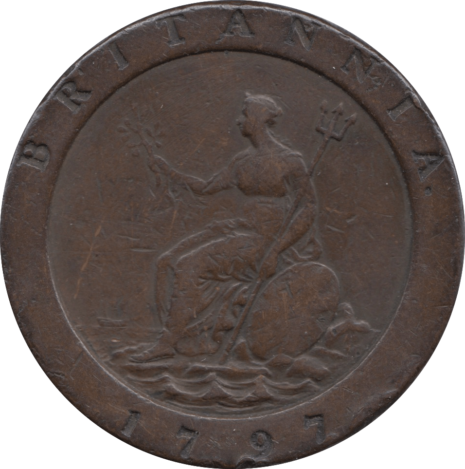 1797 TWOPENCE ( VF ) REF 9