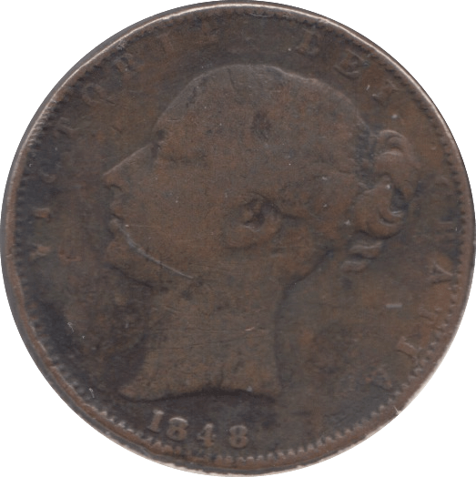 1848 FARTHING ( FAIR ) 2 - Farthing - Cambridgeshire Coins