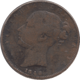 1848 FARTHING ( FAIR ) 2 - Farthing - Cambridgeshire Coins