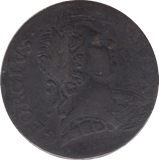 1773 HALFPENNY ( VF ) 3